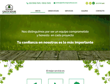 Tablet Screenshot of jardineriagreenhouse.com